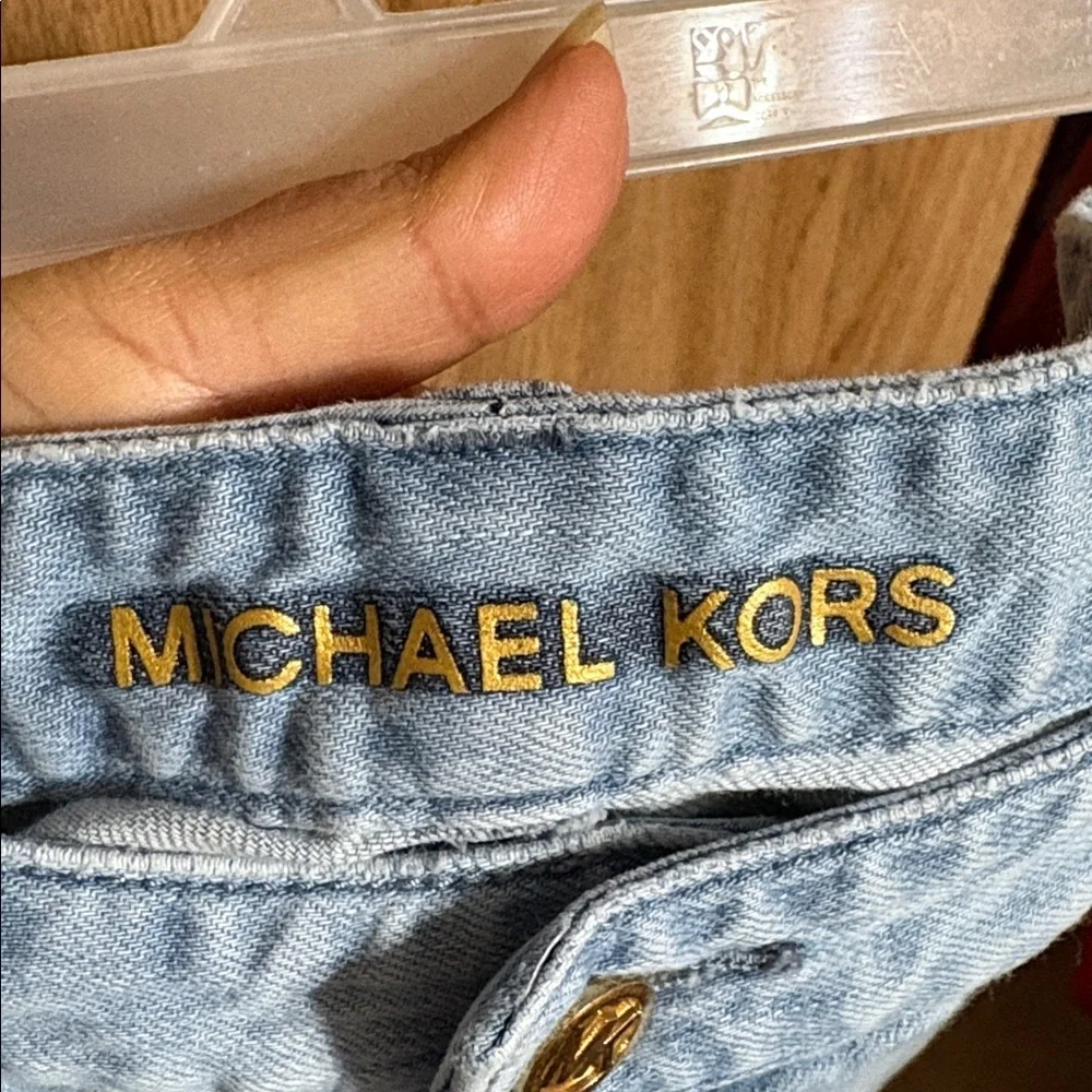 Michael Kors Light Blue Flare Jeans